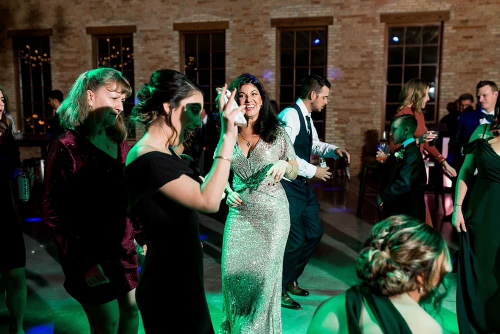 Couple sharing a dance at a BT Sound wedding reception — gallery photo 46