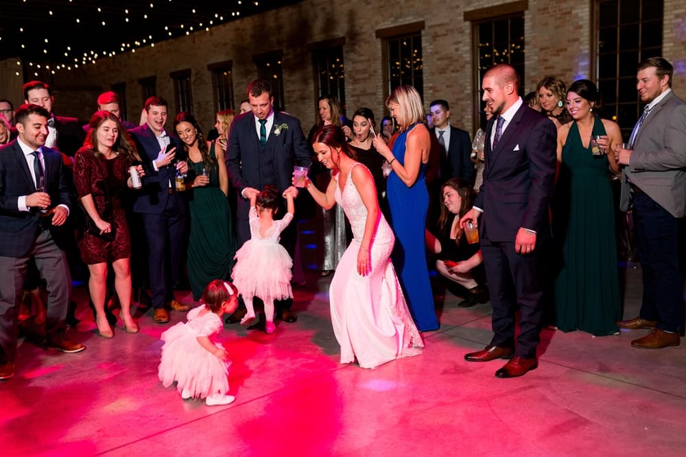Uplit wedding ballroom with professional DJ production — gallery photo 45